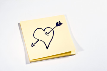 Sticky note Heard  (YG)