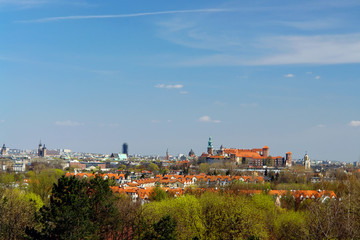 Fototapeta Old Town Krakow panorama obraz