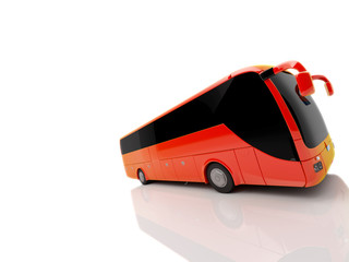 Obraz na płótnie Canvas orange bus