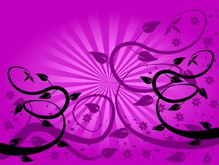 Lilac Floral Background