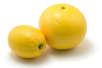 lemon and grapefruit