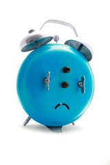 Cyan alarm clock