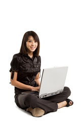 Naklejka premium Working woman