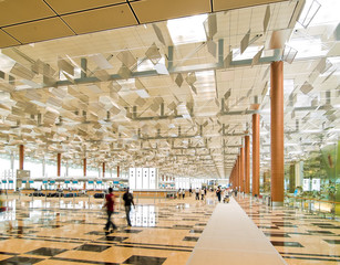 Airport's Departure Hall