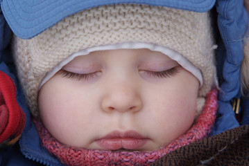 Fototapeta na wymiar sleep of a child