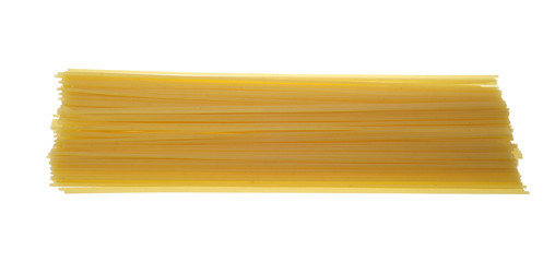 isolated spaghetti pasta