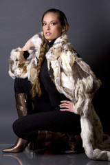 fur coat