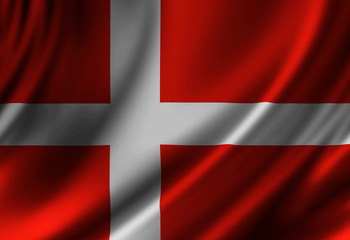 Fototapeta premium Danish flag