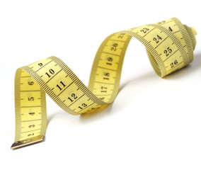 tailor measuring tape isolated