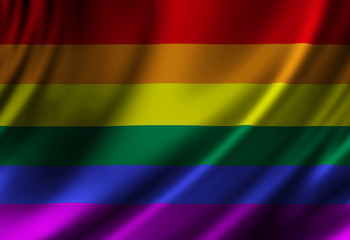 Obraz premium Gay pride flag