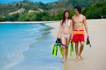 Couple On Beach