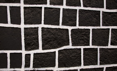 Black White Square Wall Mexico