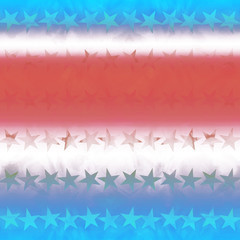 Patriotic Stars and Stripes Flag Grunge
