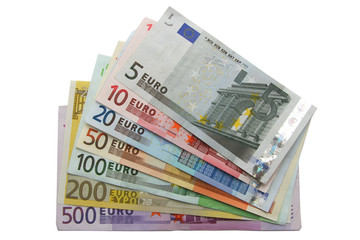 euro banknotes