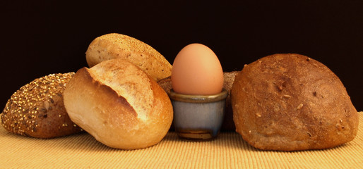 bread rolls & egg 2