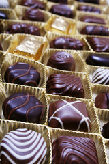 Pralinen, Schokolade