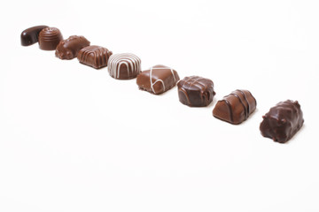 Pralinen, Schokolade