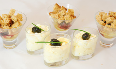 assortiment de verrines