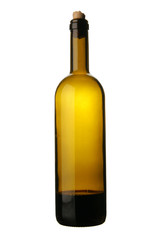 Wine bottle isolated