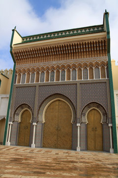 Royal palace in Fez, Morocco