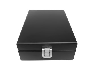 Black box isolated white background