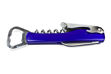 Blue swiss pocket knife.