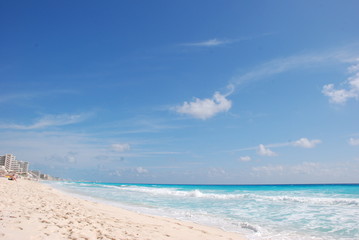 Fototapeta na wymiar spiaggia a cancun