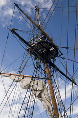 Tall ship mast