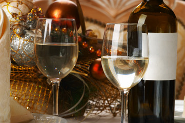 Banquet table setting