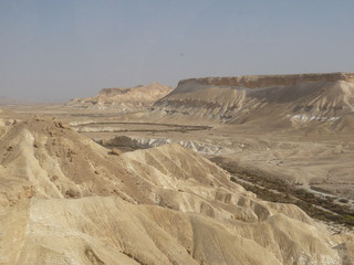 Fototapeta na wymiar Wadi Zin Negew w Izraelu,