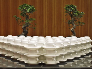 moderne asiatische tee/kaffee pause