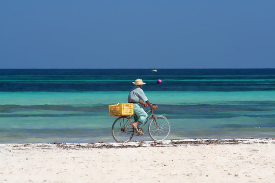 radler am Strand