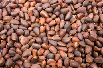 A pile of cedar nut