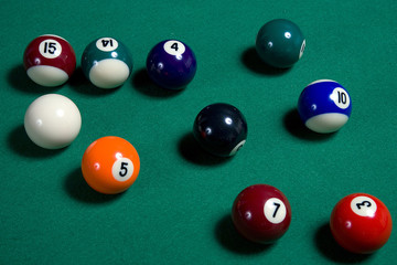 Pool balls