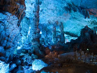 Rolgordijnen Flute cavern in Guiling © Jgz