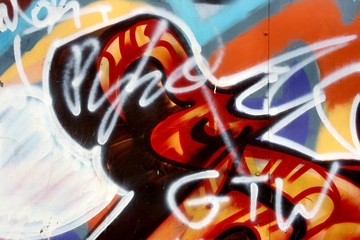 Colorful grafitti