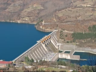Fotobehang Dam dam