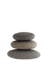 Fototapeta na wymiar three balanced rocks