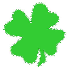 Saint Patrick's shamrock writing