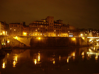Fototapeta na wymiar Rome by night