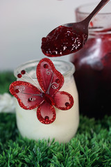 yaourt et confiture