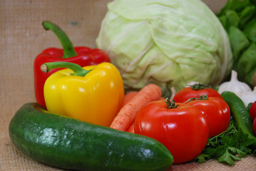 fresh vegetables closeup 