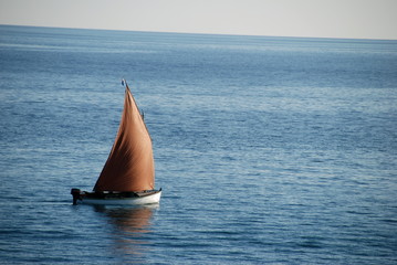 Bateau &agrave; voile