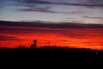 Naklejka premium tramonto1