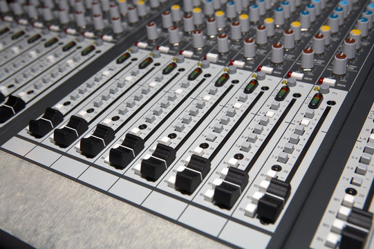 Audio Mixing panel