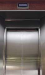 Lift Doors, Stainless Steel