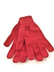 Red mittens gloves