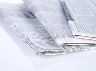 Isolated newspapers