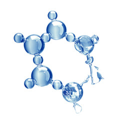 Isolated water structure