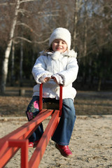 child on playground